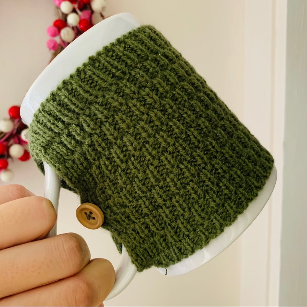 NWT Target Opalhouse Green Sweater White Mug - Picture 2 of 11